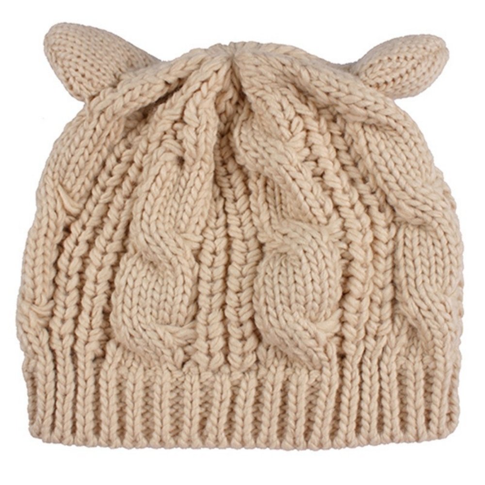 Cozy Knitted Cat Ear Beanie