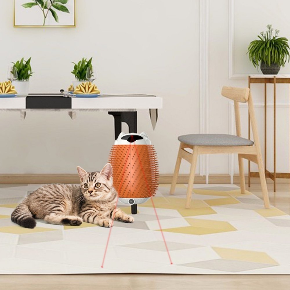 Smart Laser Cat Self-Massaging Brush
