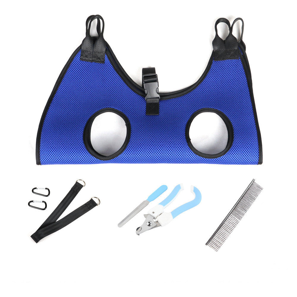 Pet Grooming Hammock – Nail Trim & Restraint Bag
