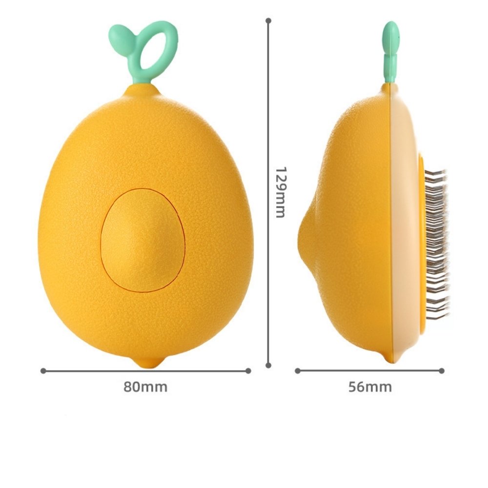 Massage Brush with One-Click Hair Removal for Cats