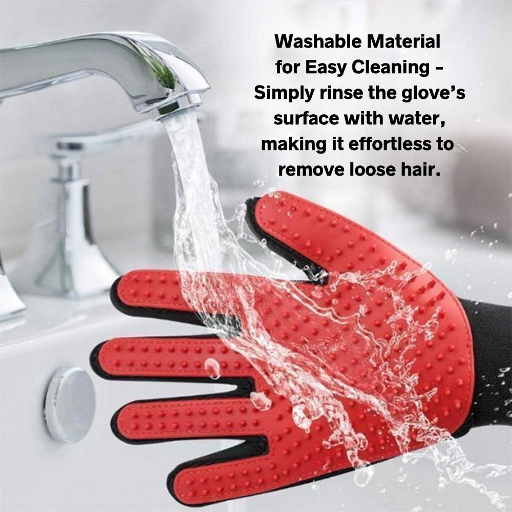Pet Grooming Glove – Soft & Flexible