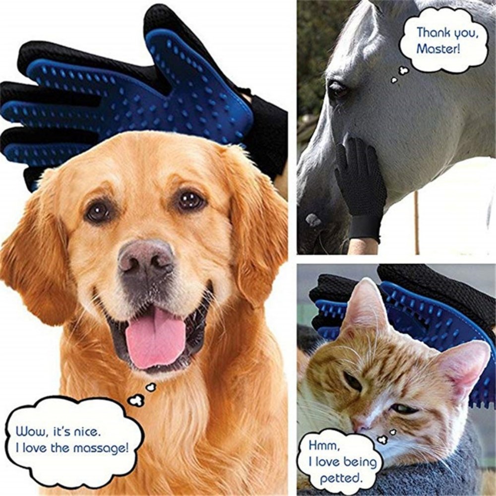 Pet Grooming Glove – Soft & Flexible