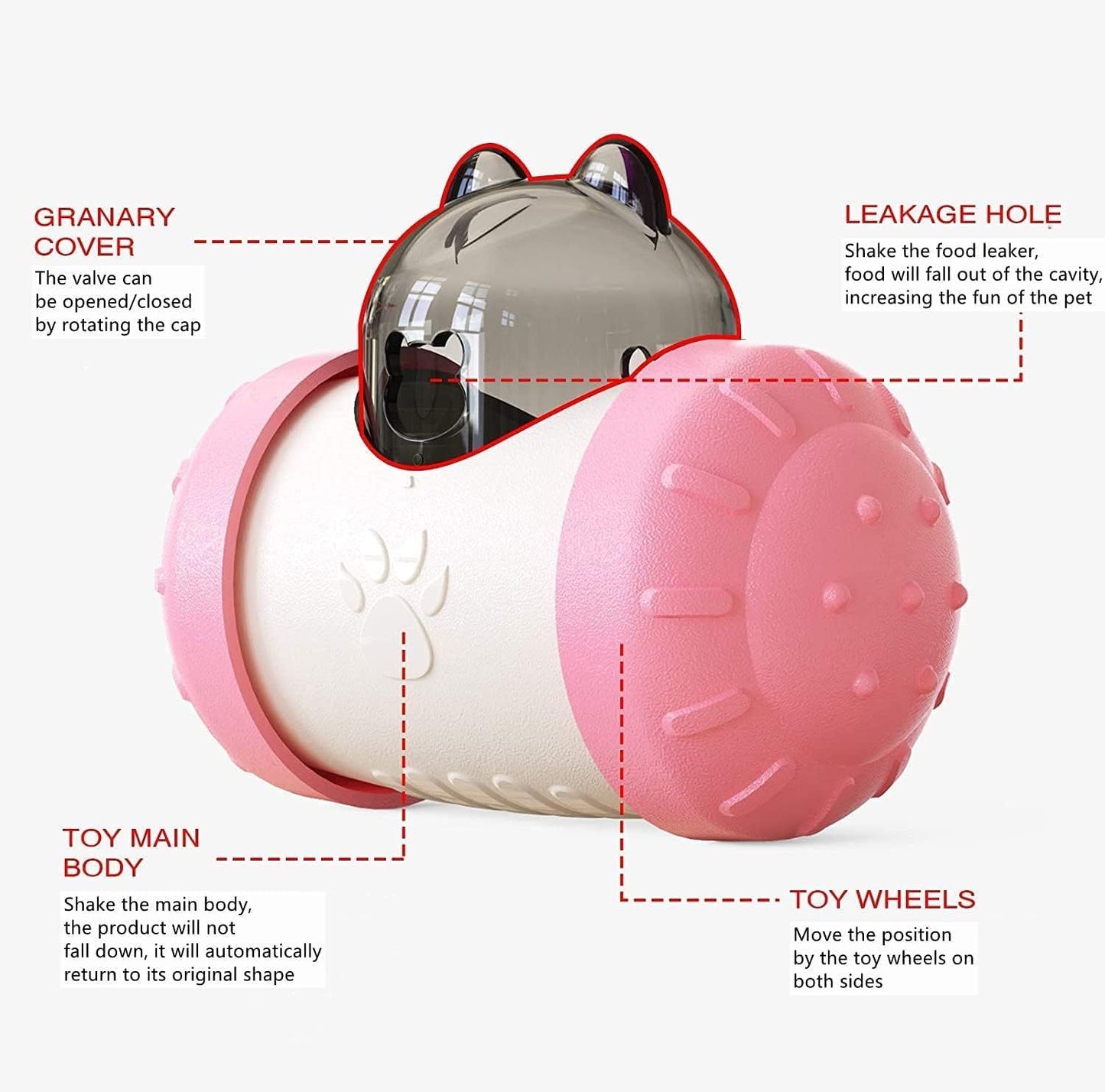 Interactive Treat Dispensing Toy – Fun Feeder for Pets