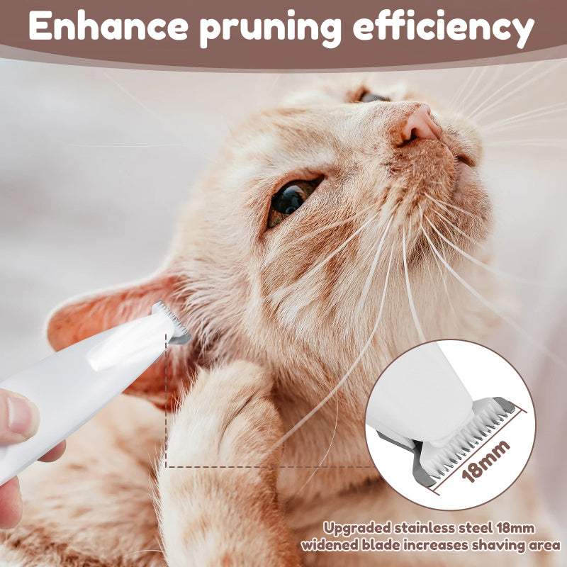 LED Pet Trimmer – Precise Grooming for Paws, Ears, Face, and Buttocks
