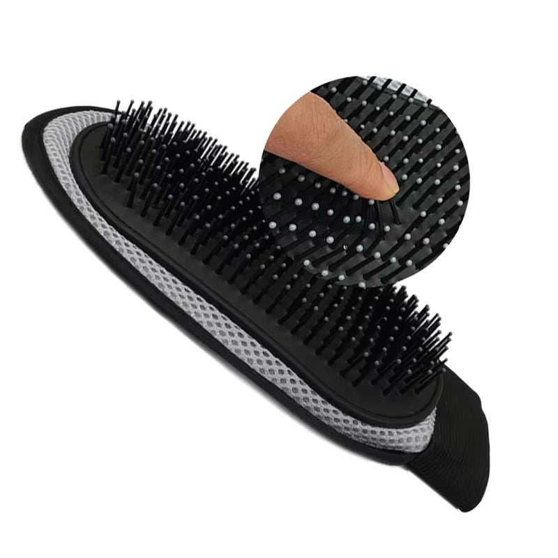 Pet Grooming Glove - Hair Removal, Bath Massage & Shedding Brush