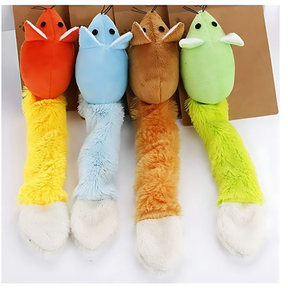 Catmint Plush Mouse Toys for Fun & Exercise - 4pcs