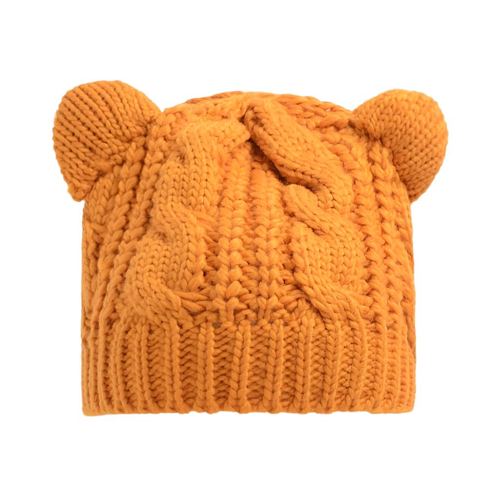 Cozy Knitted Cat Ear Beanie