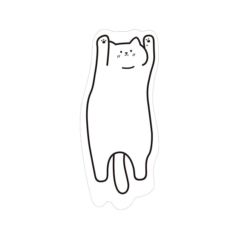 Soft Plush Cat-Shaped Floor Mat