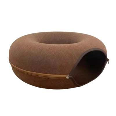 Durable Felt Cat Tunnel with Zipper