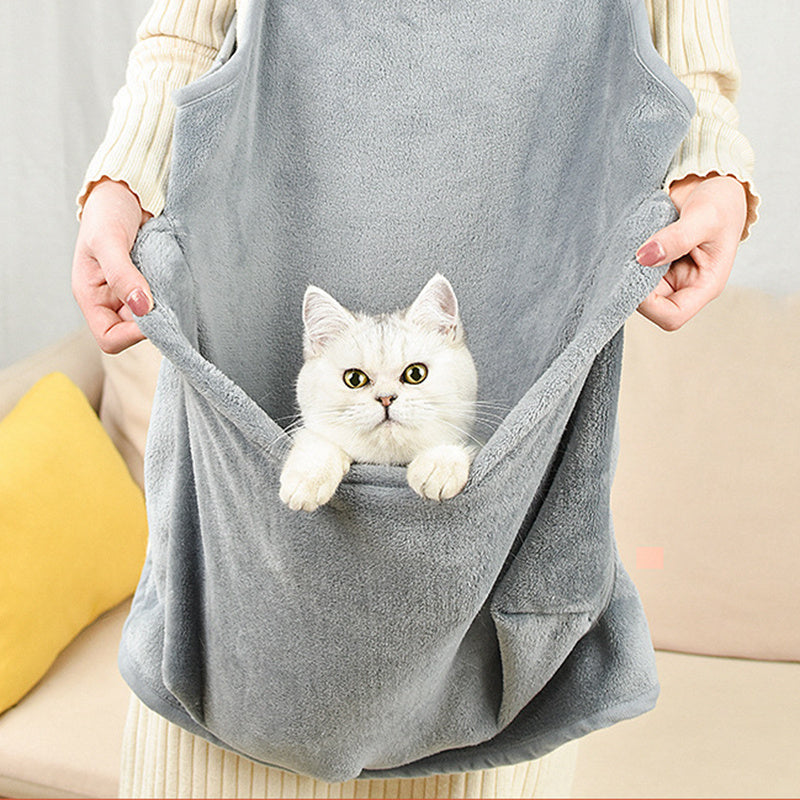 Cat Travel Apron – Soft, Warm & Cozy Pouch