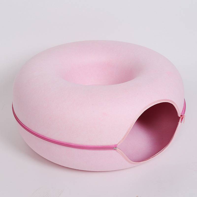 Durable Felt Cat Tunnel with Zipper