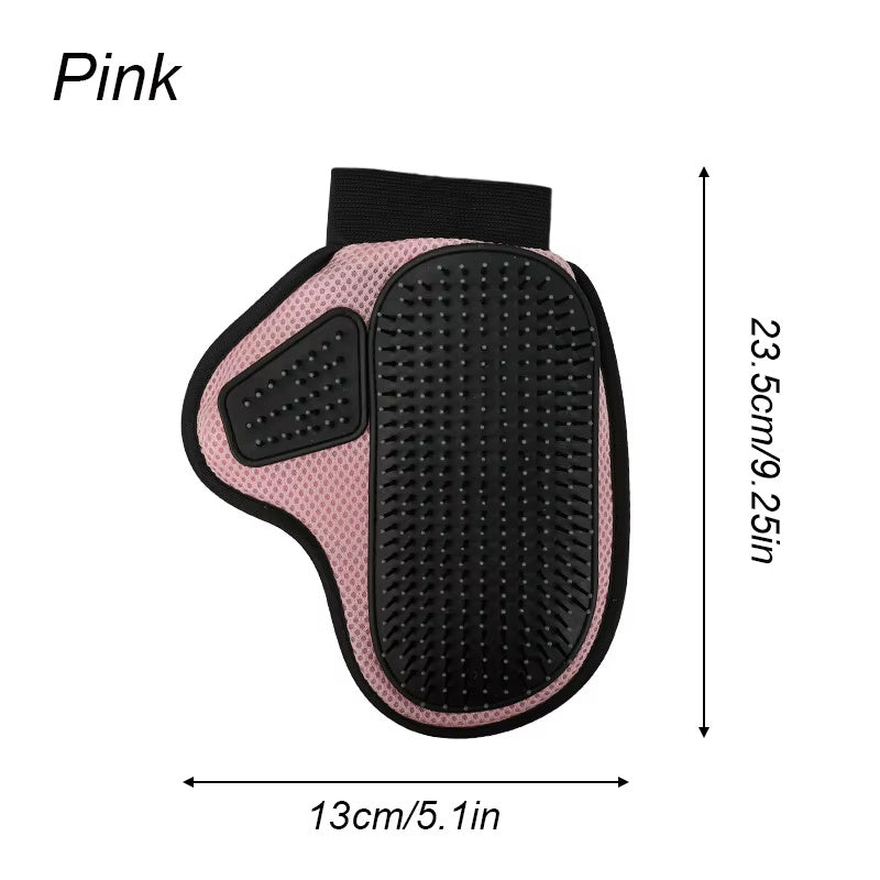 Pet Grooming Glove - Hair Removal, Bath Massage & Shedding Brush
