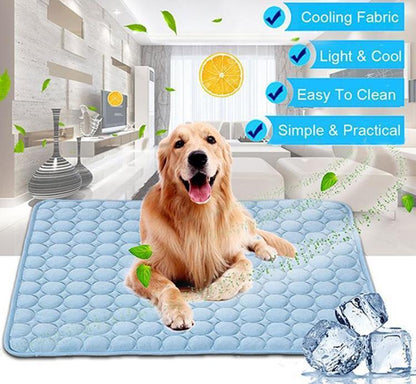 Ice Silk Cooling Pet Pad – Lightweight, Breathable, and Perfect for Hot Days