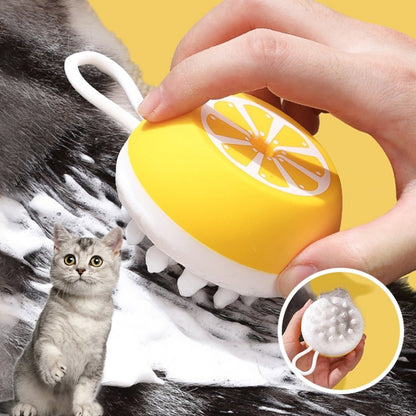 Soft & Gentle 2-in-1 Cat Bath Brush – Spa-Quality Grooming and Cleaning Tool