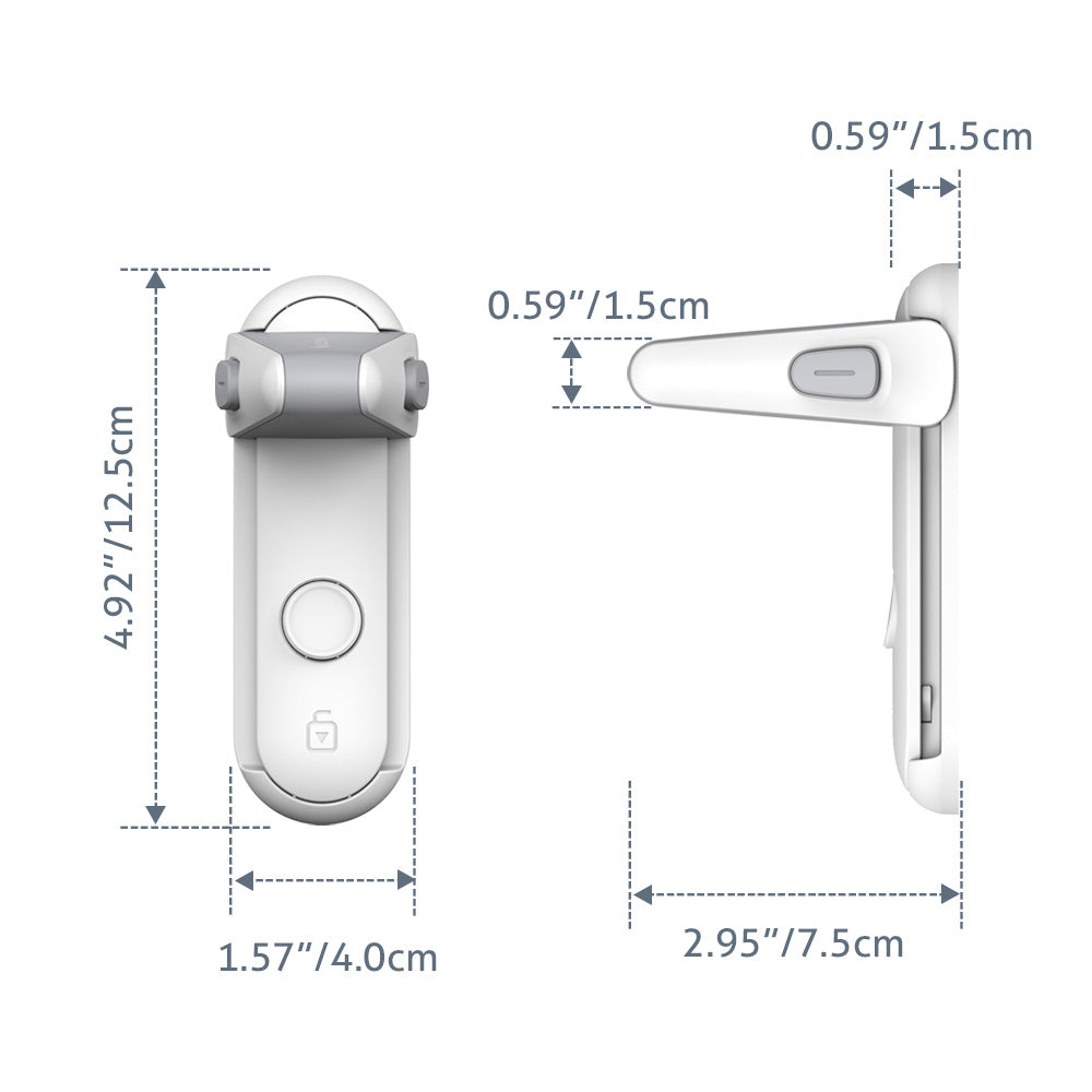 Anti-Cat Door Lever Lock – Simple, Secure, and Convenient