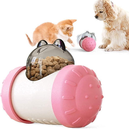 Interactive Pet Treat Dispensing Toy – Fun Feeder Ball for Pets of All Sizes