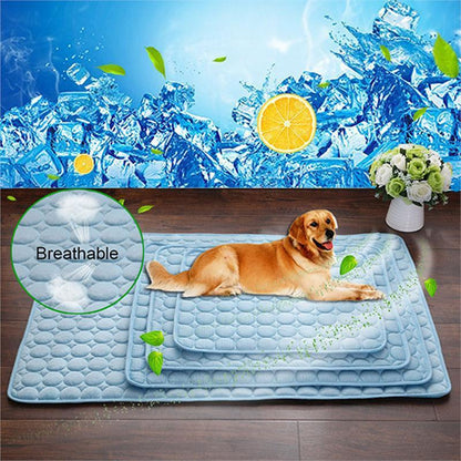 Ice Silk Cooling Pet Pad – Lightweight, Breathable, and Perfect for Hot Days