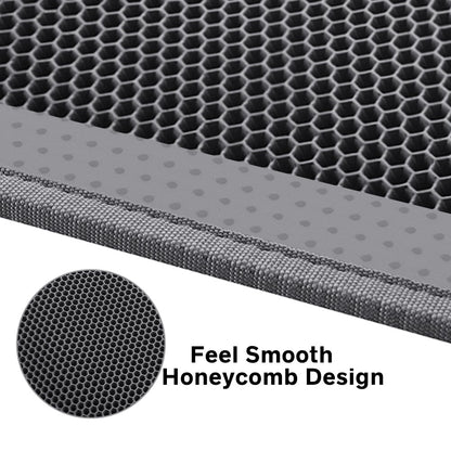 Honeycomb Cat Litter Mat – Double Layer, Waterproof, Non-Slip & Washable