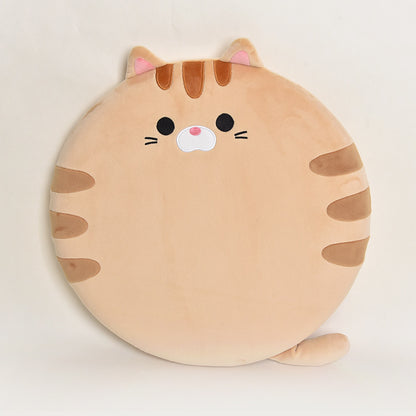 Adorable Round Cat Cushion – Cozy Memory Foam Pad for Home & Office