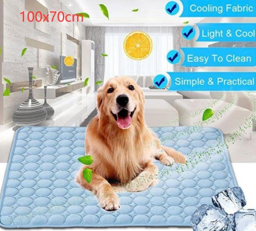 Ice Silk Cooling Pet Pad – Lightweight, Breathable, and Perfect for Hot Days