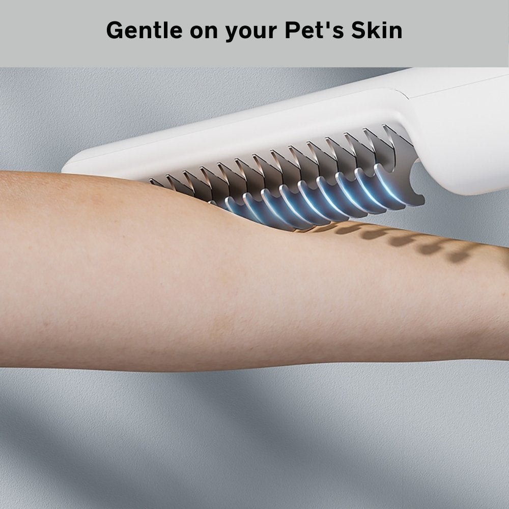 All-in-One Pet Grooming Comb: Slicker Brush, Detangling Tool & Hair Remover for Cats